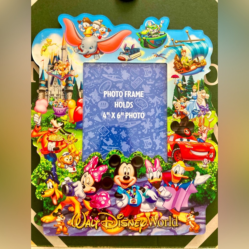 Whimsical Original Walt Disney World photo frame (4x6)